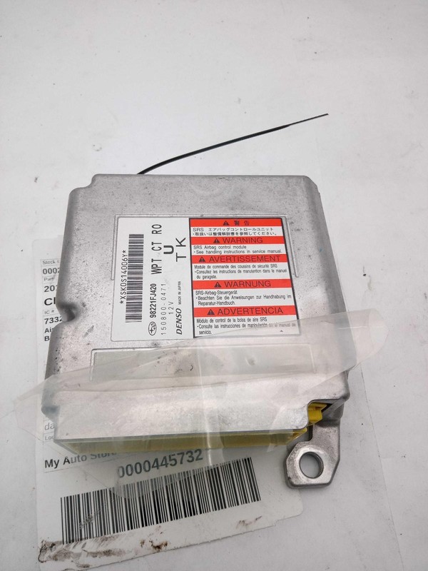 Used Air Bag Module fits: 2015 Subaru Xv crosstrek Air Bag control module behind