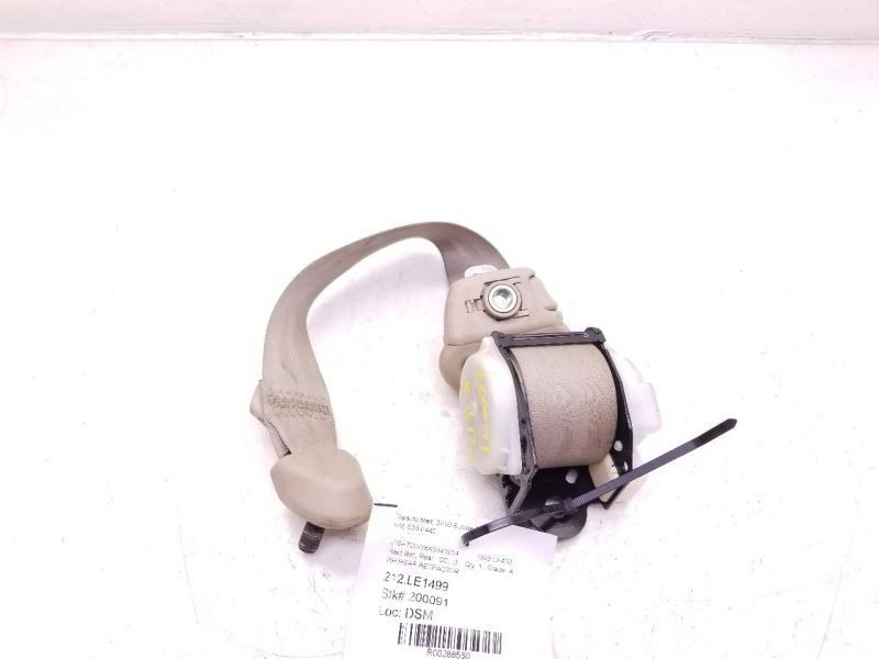 1999 LEXUS LX470 PASSENGER SIDE REAR SEAT BELT ASSEMBLY