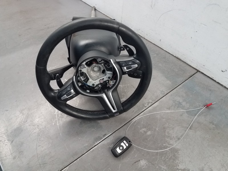 2014 BMW M5 F10 Leather Steering Wheel / Column / Paddles / Key Fob #4146 B4