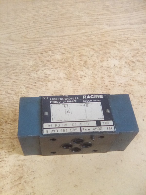 Bosch Racine FB1 PD HM 101 A 50 Valve 4500PSI