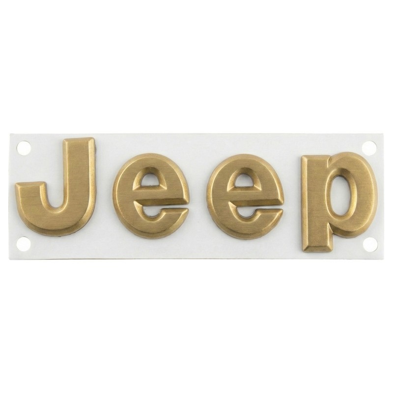 94-96 Jeep Grand Cherokee 5DS01PY2 Gold Nameplate Genuine Part NOS OEM Factory