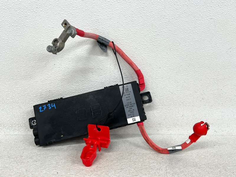 ⭐2014-2017 JAGUAR F-TYPE BATTERY FUSE JUNCTION TERMINAL BOX W/ CABLE OEM LOT2734