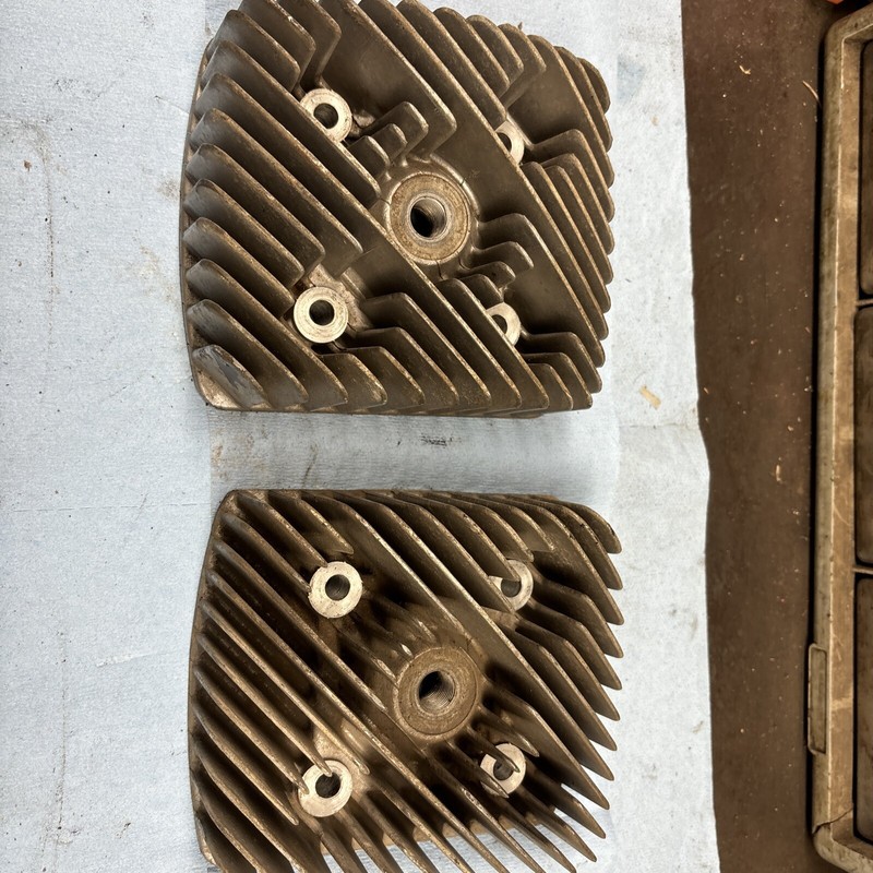 1980’s John Deere Trailfire Sportfire Kawasaki 440 Motor Cylinder Heads Good