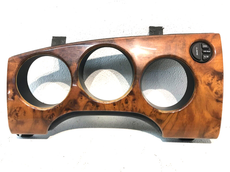 97-02 Jaguar XKR Left Side Dashboard Instrument Cluster Bezel w/ Switch OEM