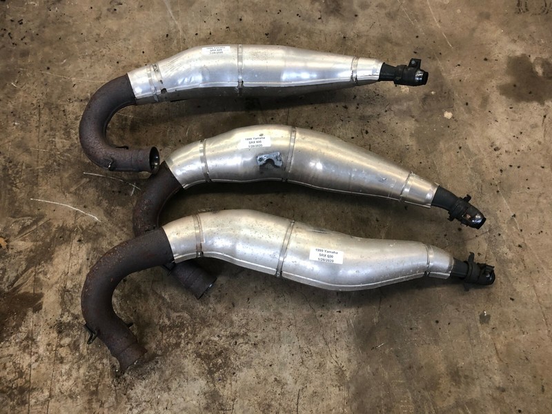 Yamaha Snowmobile SRX 600 Exhaust Pipe Assy 8DF-14610-10-00 3400 miles