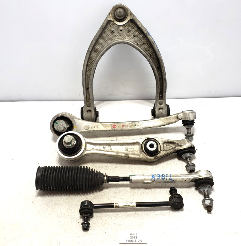 ✅ 21-23 OEM Tesla Model S Front Left Driver Side Suspension Control Arm SET 48k