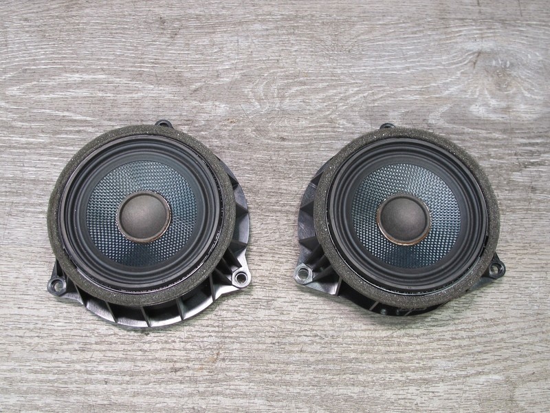 2014-2018 BMW F15 X5 REAR LEFT & RIGHT DOOR TOP HIFI AUDIO SPEAKER SET OF 2