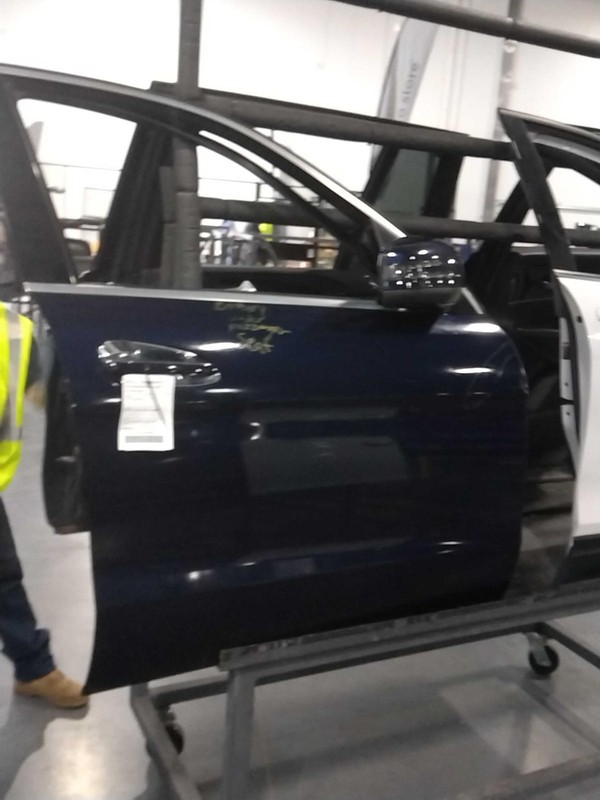 2017 Mercedes-Benz GLS-Class Right Front Door Blue 125K Miles OEM Used