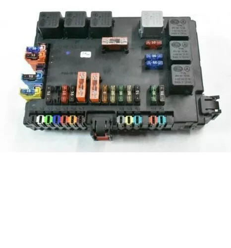 10-13 Mercedes W221 S550 S63 AMG Rear Sam Fuse Box Relay Control Module OEM