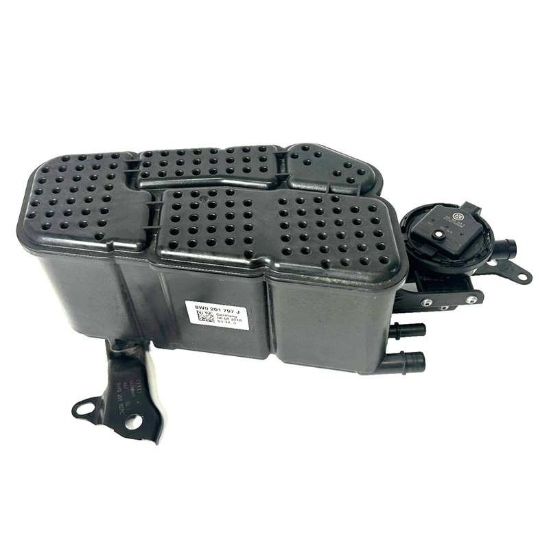 π 2017-2024 AUDI S4 A4 3.0L FUEL EVAPORATOR CHARCOAL CANISTER 8W0201801N OEM