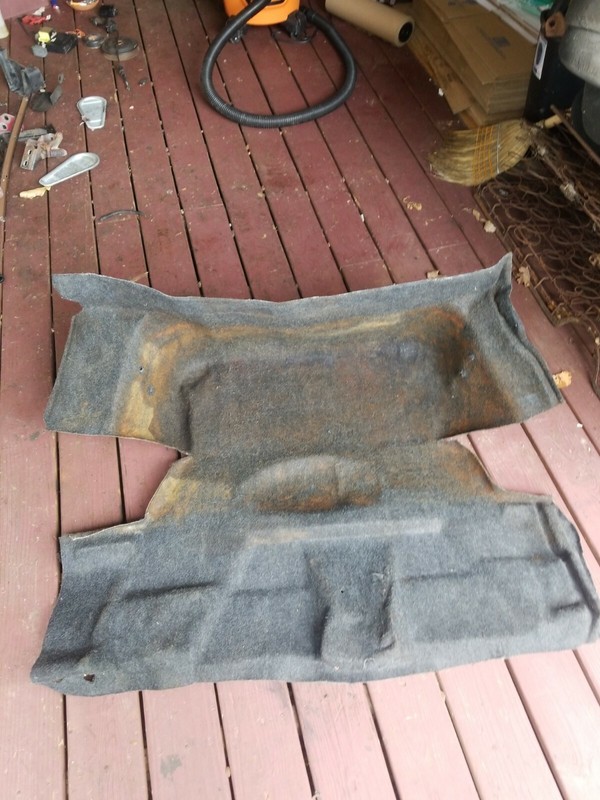 1993-2002 Pontiac Firebird Trans Am coupe trunk Carpet Dark Grey.