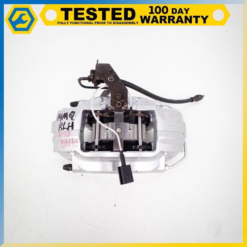 14-19 MASERATI QUATTROPORTE GHIBLI REAR LEFT SIDE BRAKE CALIPER SILVER OEM