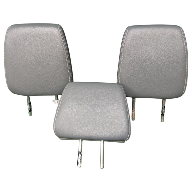 2011-2016 Ford F250 F350 F450 F550 Headrest Rear Seat Head Rest Gray Leather Set
