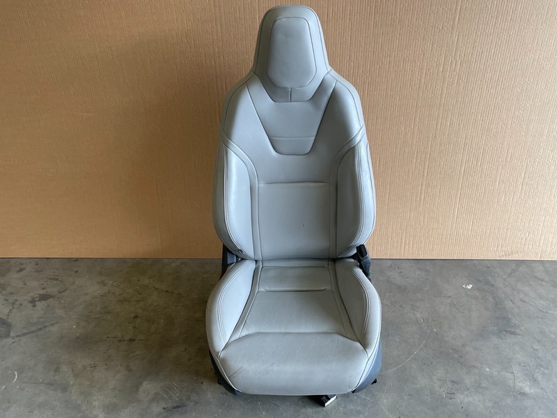 2017-2020 TESLA MODEL S FRONT RIGHT PASSENGER SEAT ASSEMBLY GREY OEM BTP1
