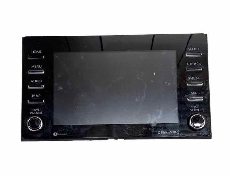 Toyota Tacoma radio am fm 2020 2022 radio display & receiver assy OEM 8614004110
