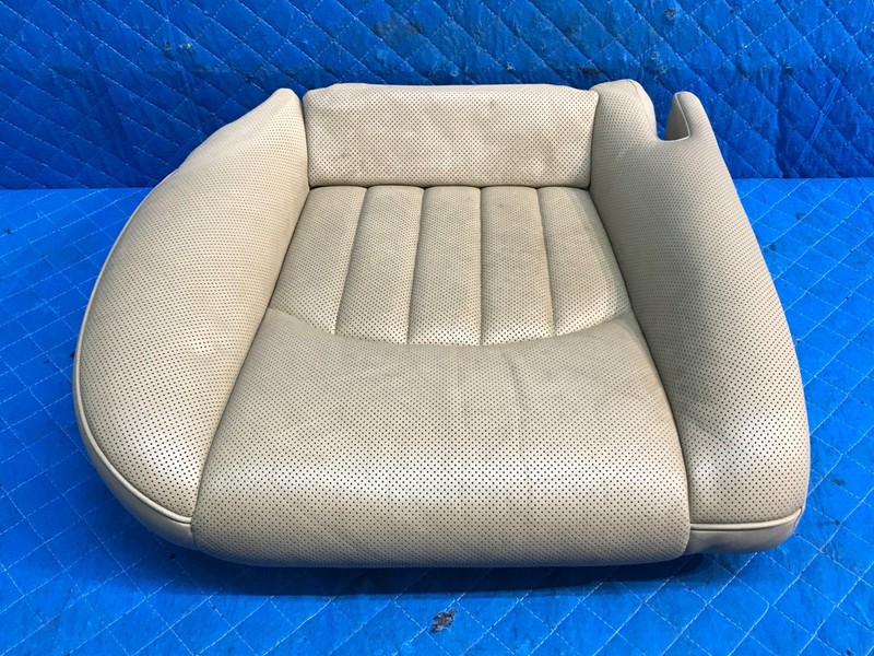 05-11 Mercedes W219 CLS500 Rear Right Side Lower Seat Cushion Cover Beige OEM