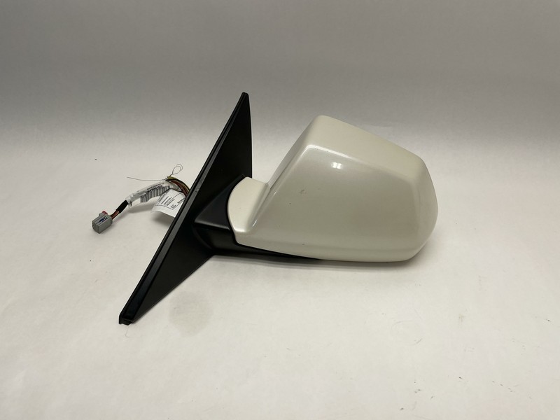 2008-2014 CADILLAC CTS-V CTS V LH DRIVER DOOR MIRROR OEM WHITE MEMORY