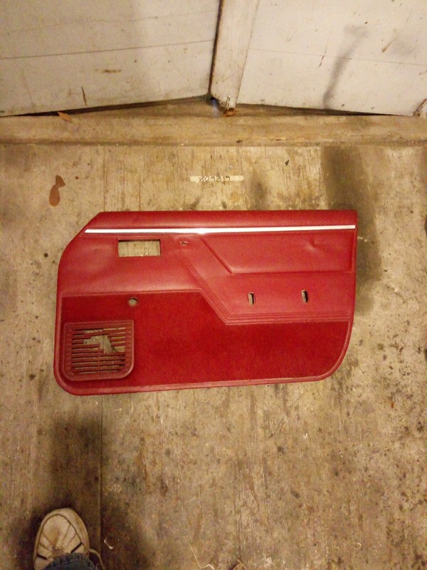1987 PLYMOUTH PASS RH POWER FRONT INTERIOR DOOR TRIM PANEL INSIDE dodge omni