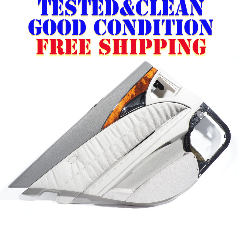 2003 - 2006 MERCEDES E500 W211 REAR LEFT DRIVER SIDE DOOR PANEL TRIM OEM