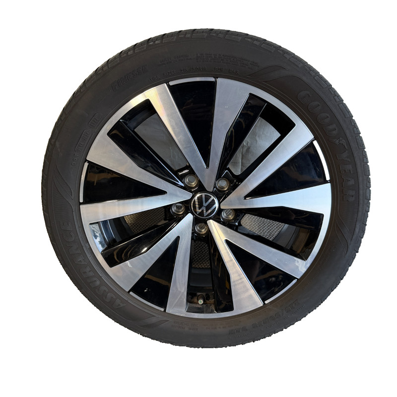 📌 22-24 VOLKSWAGEN TAOS WHEEL 5 DOUBLE SPOKE 7JX18H2 18X7 18" 18 INCH ALLOY OEM