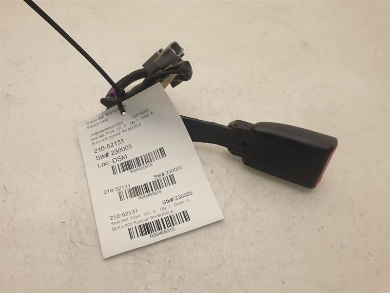 2006 LEXUS GS300 PASSENGER SIDE FRONT SEAT BELT BUCKLE ASSEMBLY