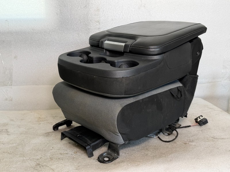 2021-2024 Ram 1500-3500 Black Cloth Center Fold Down Console/Jump Seat Front