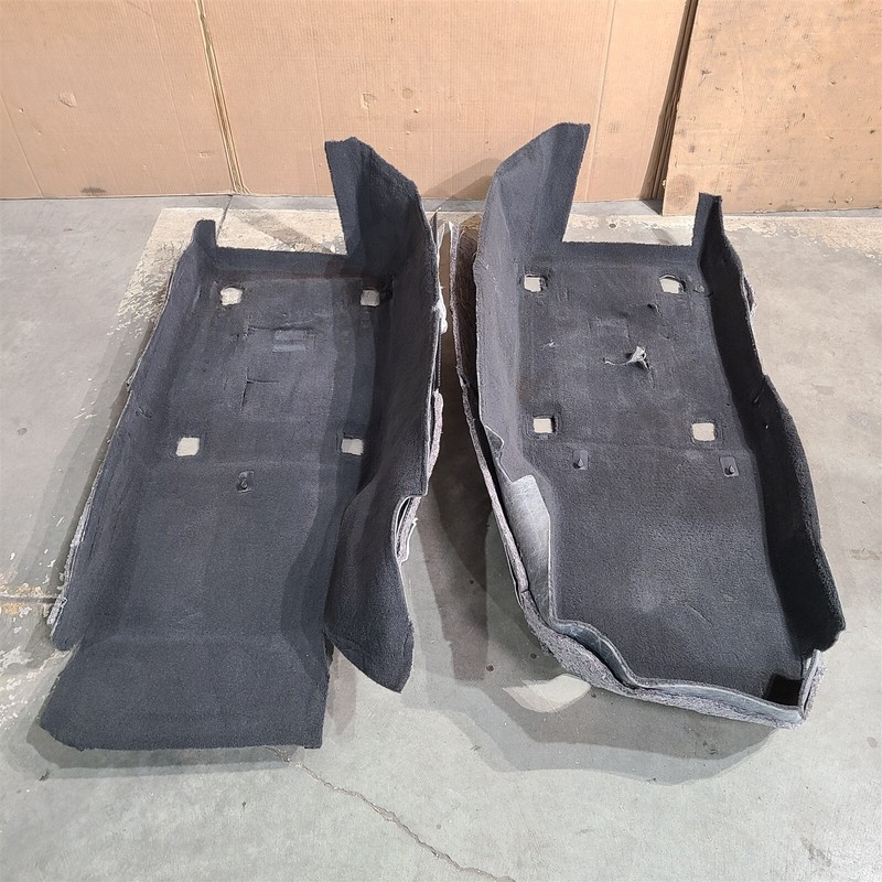 05-13 Corvette C6 Coupe Driver Passenger Floor Carpet Set Lh Rh Aa7479