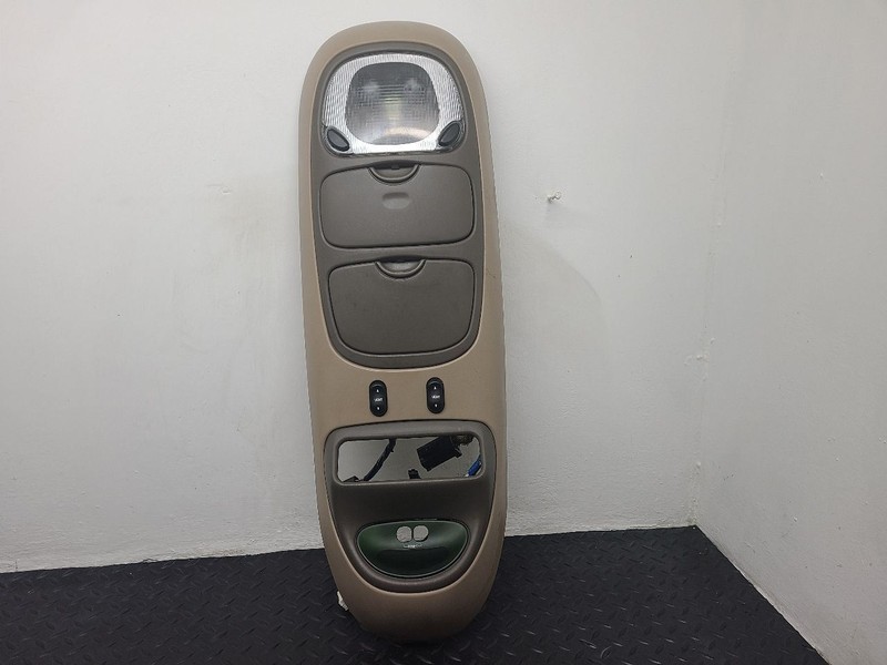 00-01 Ford Excursion Roof Console W/ Trip Computer Tan OEM YC3Z-78519A70-CAC