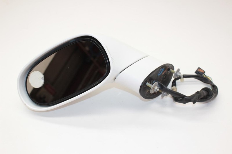 05-09 CORVETTE White Driver Left Side Power Door Mirror E11015629