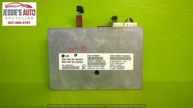 12 CHEVY SONIC 1.8L AT SEDAN COMMUNICATION ONSTAR MODULE OEM 2069-30