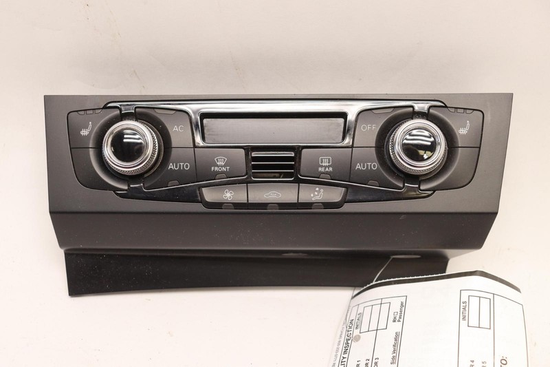 2008-2013 AUDI S5 A/C HEAT SPORT SEAT DUAL ZONE CLIMATE TEMPERATURE PANEL OEM
