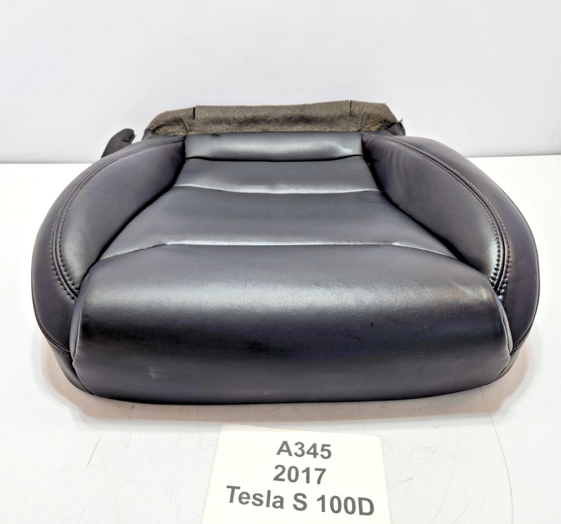 ✅ 16-20 OEM Tesla Model S Front Left Driver Seat Lower Cushion Leather NOTE*