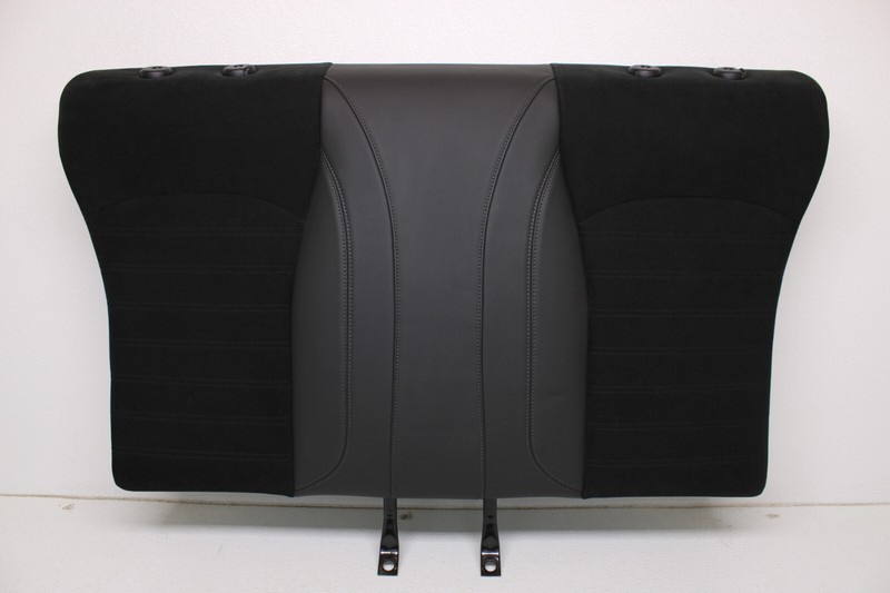 Alfa Giulia Quadrifoglio Rear Seat Back Rest Black Leather Ancanta Oem 2017-2022