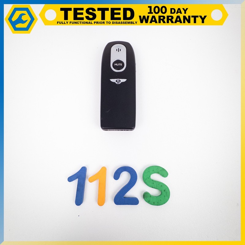 03-13 BENTLEY CONTINENTAL GT FLYING SPUR BLUETOOTH HANDSET REMOTE OEM