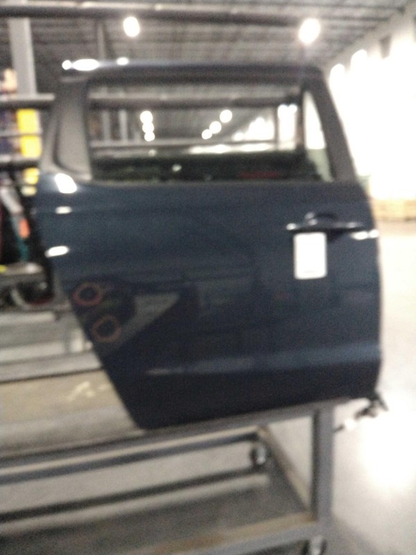 2017 KIA Sedona Rear Right Door Blue 472493, 104K Miles, No Warranty