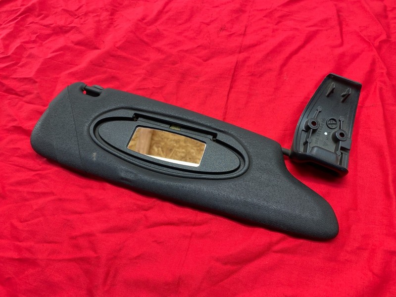 97-04 Porsche Boxster 986 Right Passenger Upper Sun Visor Shade Cover Black OEM*