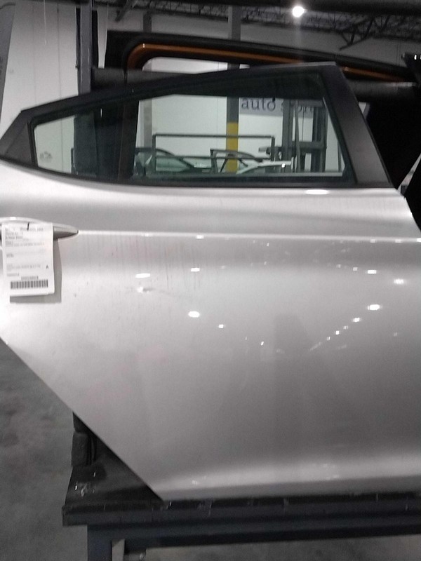 2016 Hyundai Elantra Rear Right Door Silver - Used, 97000 Miles, OEM Part