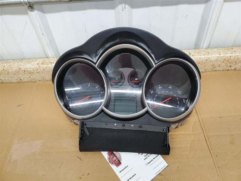Speedometer MPH US Market With Black Cluster Opt B76 Fits 11 CRUZE 284692