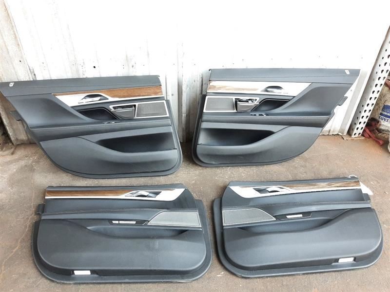 BMW G11 740i 750i Door Panel Set Left Right Front Rear Black 4