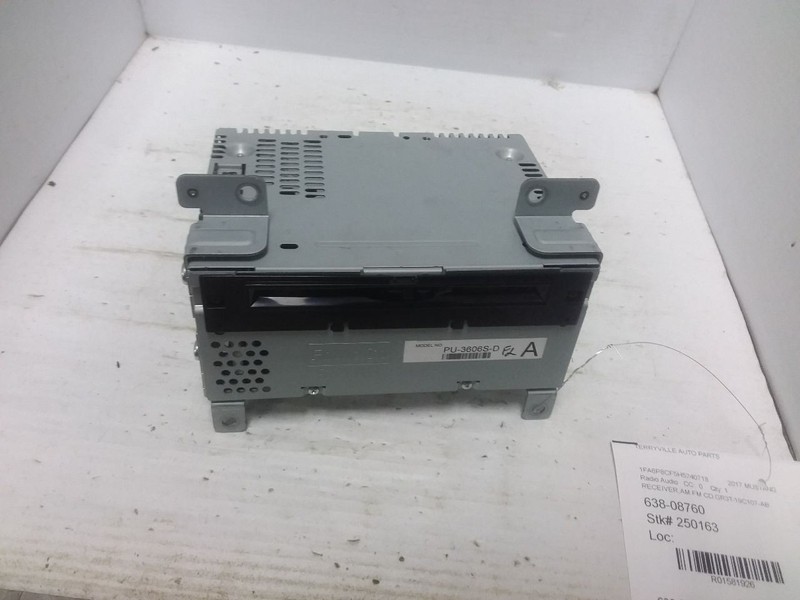 Radio Receiver AM FM CD Single Disc Fits 16-17 MUSTANG GR3T-19C107-AB