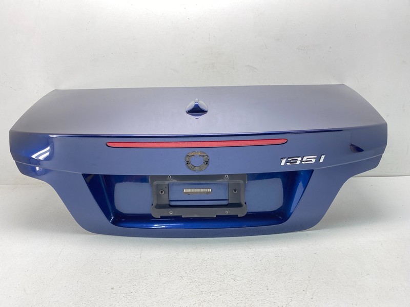 08-14 BMW E88 128 135 Convertible Rear Trunk Boot Lid Assembly Blue A76 OEM ✅