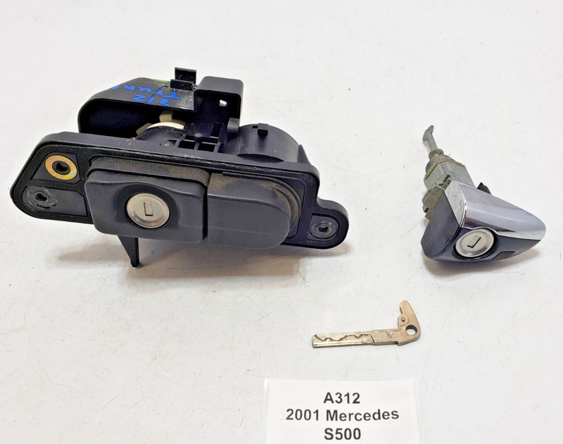 ✅ 00-06 OEM Mercedes W220 S500 Front Left Driver Door Trunk Lid Lock Key SET
