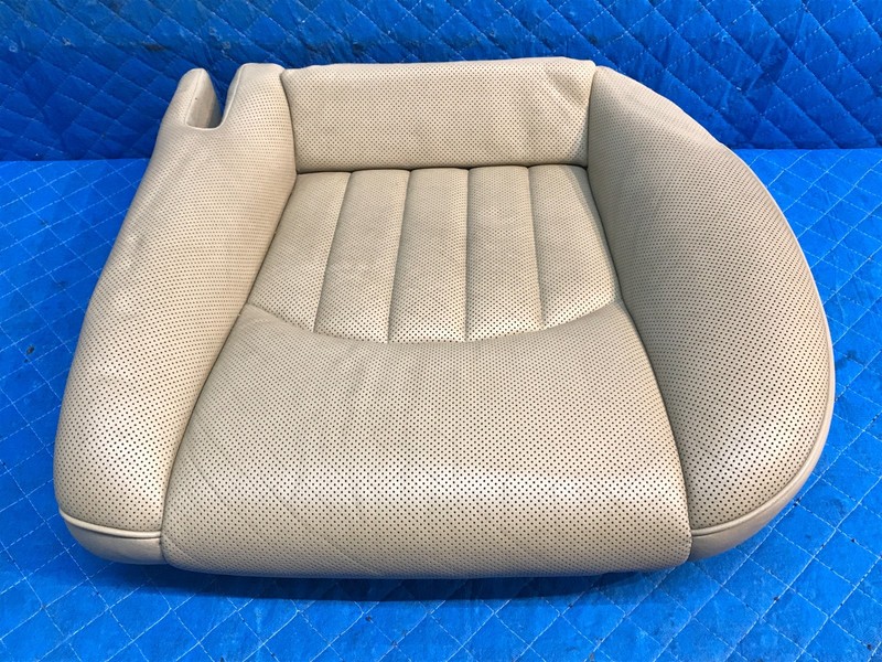 05-11 Mercedes W219 CLS500 Rear Left Side Lower Seat Cushion Cover Beige OEM