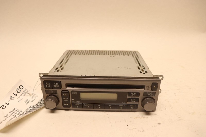 2003 HONDA S2000 RADIO AM FM CD PLAYER RECEIVER CONTROL UNIT OEM