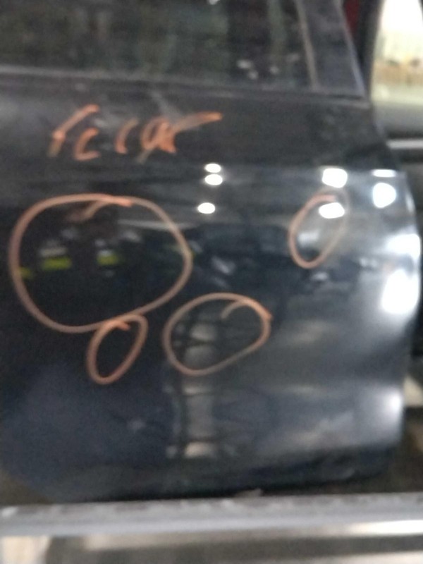 2015 Dodge Dart Rear Right Door Black 138473 Used, Damage Notice