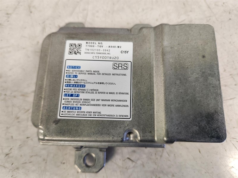 2021-2023 Acura Tlx Srs Control Module Computer Unit - Good - 77960-Tgy-A04