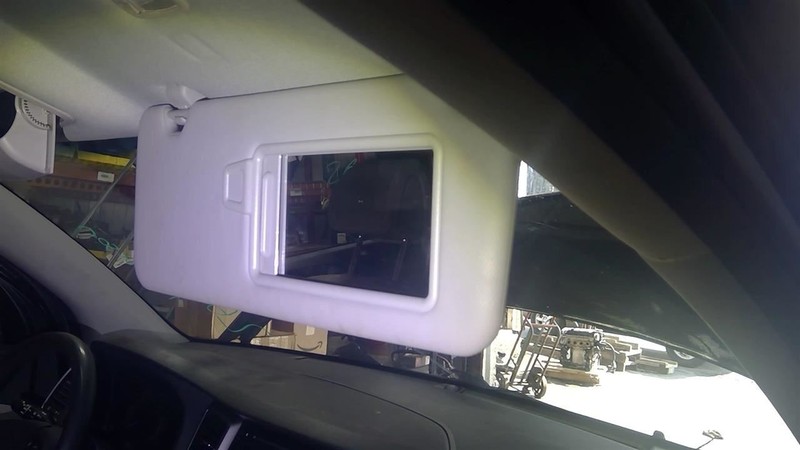 Passenger Right Sun Visor Without Sunroof Fits 16-21 TUCSON 1787857