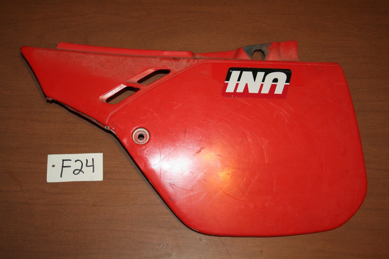 1987 Honda CR250R Left Plastic Side Panel Cover OEM 87