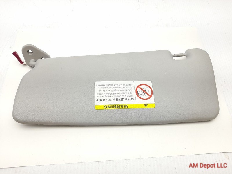 2002 BMW 330xi 330i 325i 325xi E46 Right Driver Sun Visor Vinyl Gray 51168237644