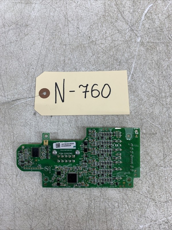 2012-2016 Tesla Model S X BMS Board 1021749-00-B REV03 760 B133
